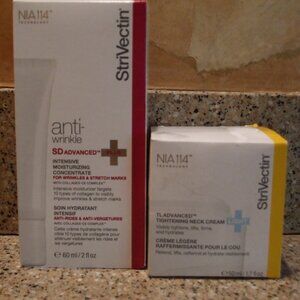 StriVectin Neck Creme 1.7  & Anti Wrinkle Creme 2.0 ! Brand new in Box!
